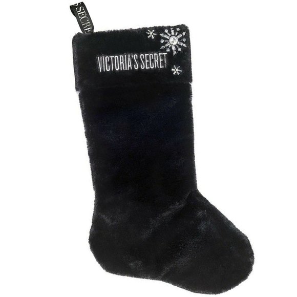 Victoria's Secret Faux Fur Snowflake Stocking - Picture 1 of 2